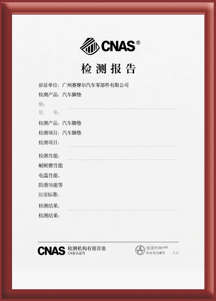 CNAS-检测报告
